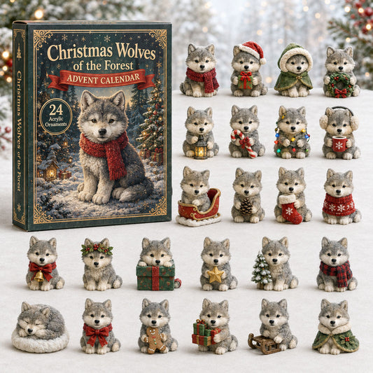 Christmas Wolf Advent Calendar 2026 - 24-Day Festive Countdown
