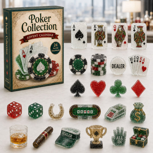 Classic Poker Collection Advent Calendar 2026 - 24-Day Festive Countdown