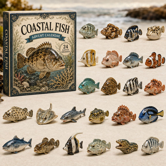 Coastal Fish Species Advent Calendar 2026 - 24-Day Festive Countdown