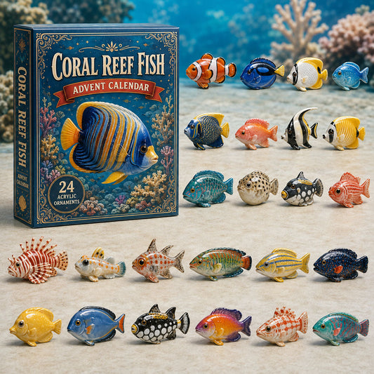 Coral Reef Fish Advent Calendar 2026 - 24-Day Festive Countdown