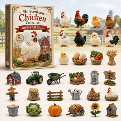 Country Chicken Advent Calendar 2026 - 24-Day Festive Countdown