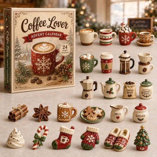 Cozy Coffee Lover Advent Calendar 2026 - 24-Day Festive Countdown