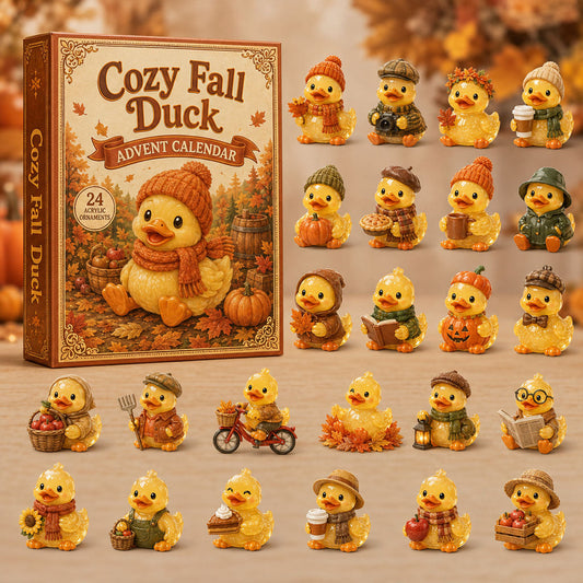 Cozy Fall Duck Advent Calendar 2026 - 24-Day Festive Countdown