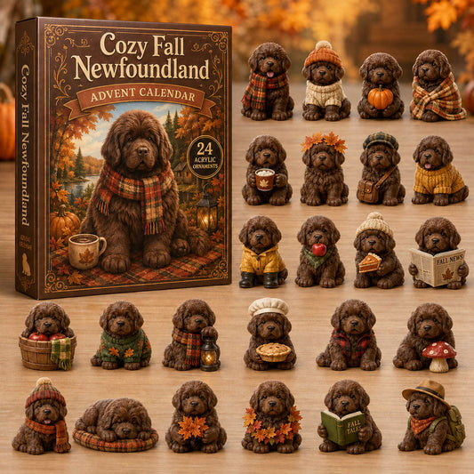 Cozy Fall Newfoundland Advent Calendar 2026 - 24-Day Festive Countdown
