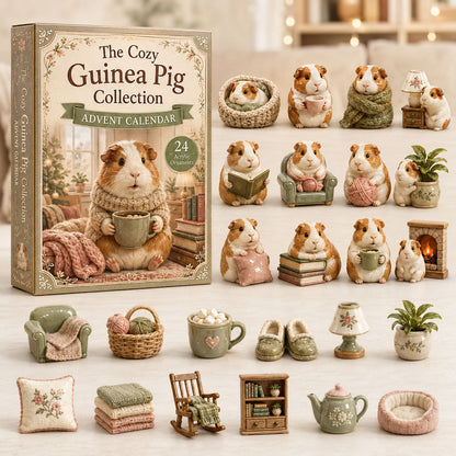 Cozy Guinea Pig Advent Calendar 2026 - 24-Day Festive Countdown