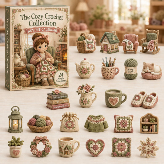 Cozy Home Crochet Advent Calendar 2026 - 24-Day Festive Countdown