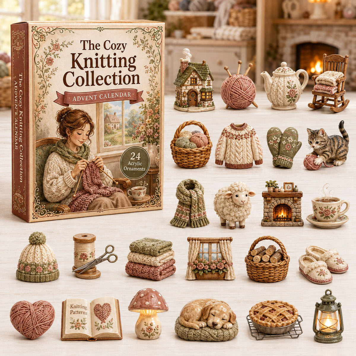 Cozy Knits Advent Calendar 2026 - 24-Day Festive Countdown