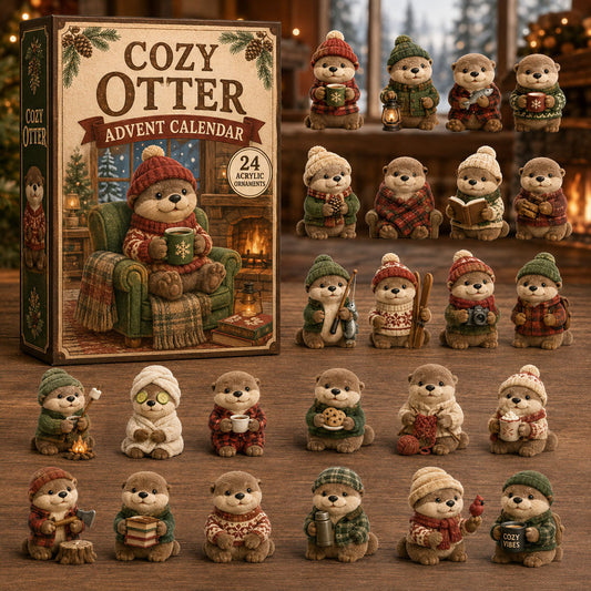 Cozy Otter Advent Calendar 2026 - 24-Day Festive Countdown