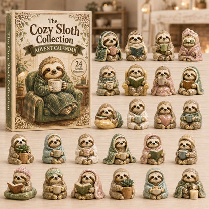 Cozy Sloth Collection Advent Calendar 2026 - 24-Day Festive Countdown