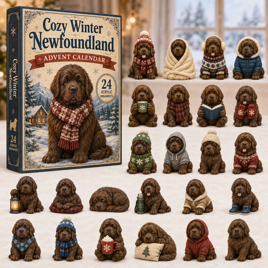 Cozy Winter Newfoundland Advent Calendar 2026 - 24-Day Festive Countdown