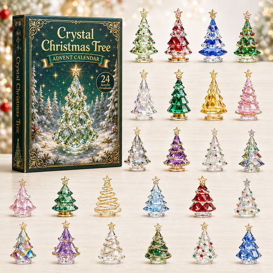 Crystal Christmas Tree Advent Calendar 2026 - 24-Day Festive Countdown
