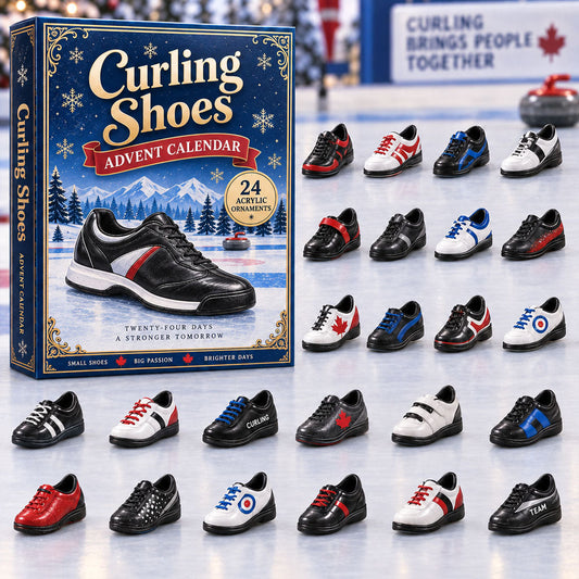 Curling Shoes Advent Calendar 2026 - 24-Day Festive Countdown
