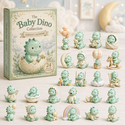 Cute Baby Dino Advent Calendar 2026 - 24-Day Festive Countdown