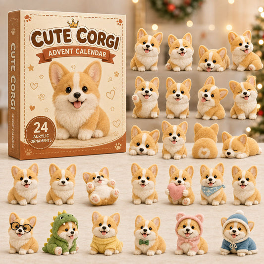 Cute Corgi Advent Calendar 2026 - 24-Day Festive Countdown