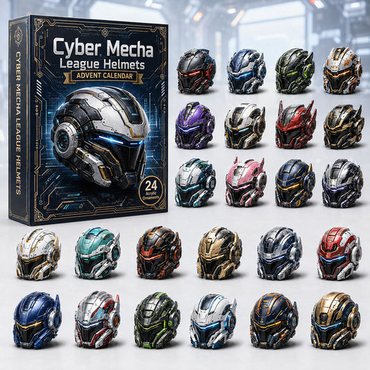 Cyber Mecha League Helmets Advent Calendar 2026 - 24-Day Festive Countdown