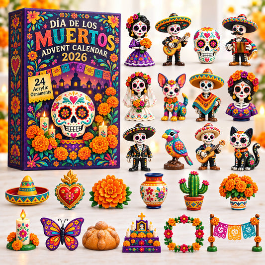 Dia De Los Muertos Advent Calendar 2026 - 24-Day Festive Countdown