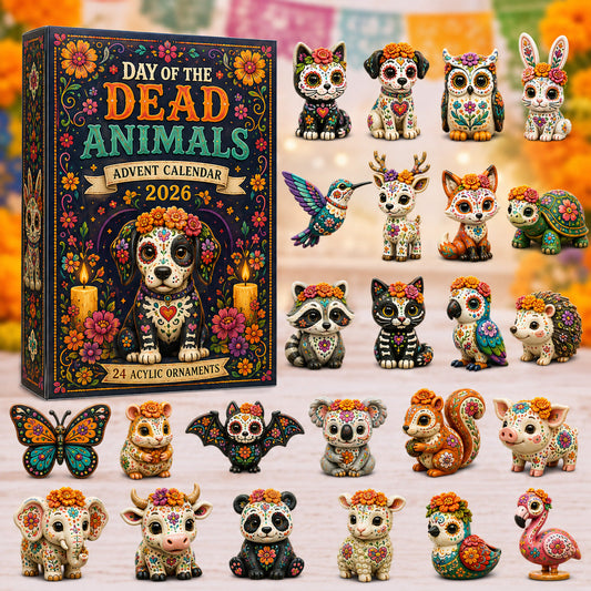 Skull Animals Advent Calendar 2026 - 24-Day Festive Countdown
