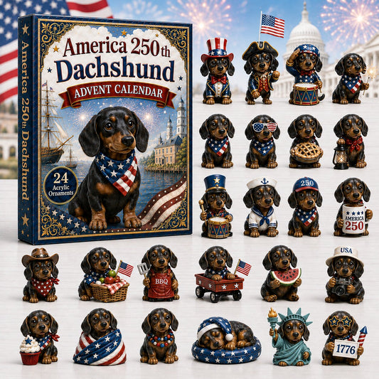 Dachshund Advent Calendar 2026 - 24-Day Festive Countdown