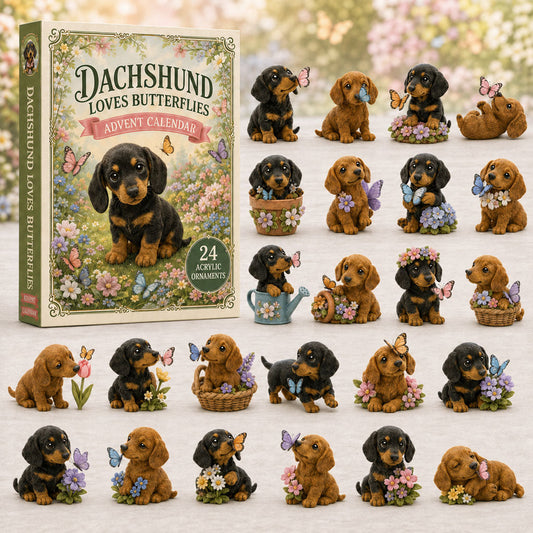 Dachshund In Spring Advent Calendar 2026 - 24-Day Festive Countdown