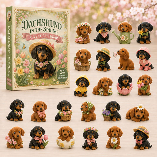 Dachshund In The Garden Advent Calendar 2026 - 24-Day Festive Countdown