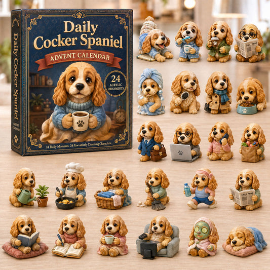 Daily Cocker Spaniel Advent Calendar 2026 - 24-Day Festive Countdown