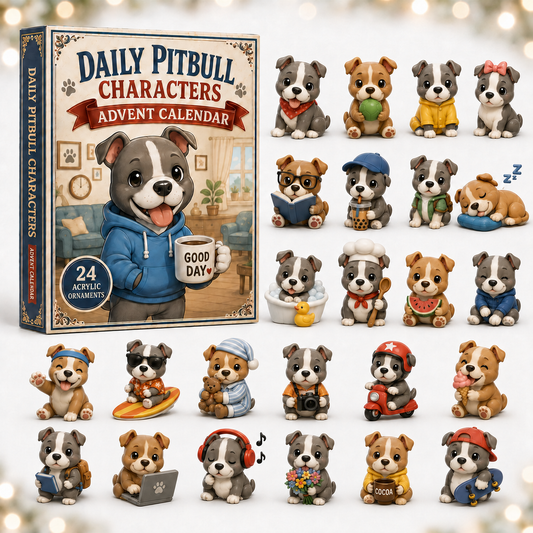 Daily Pitbull Characters Advent Calendar 2026 - 24-Day Festive Countdown
