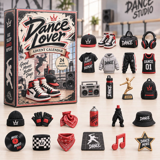 Dance Lover Boy Advent Calendar 2026 - 24-Day Festive Countdown