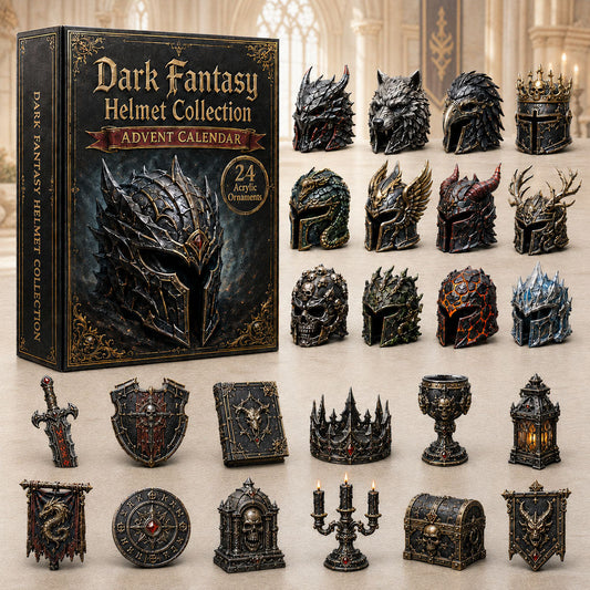 Dark Fantasy Helmets Advent Calendar 2026 - 24-Day Festive Countdown