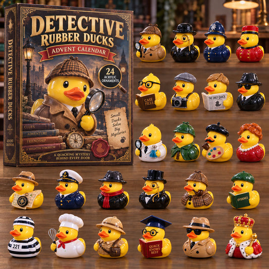 Detective Rubber Ducks Advent Calendar 2026 - 24-Day Festive Countdown