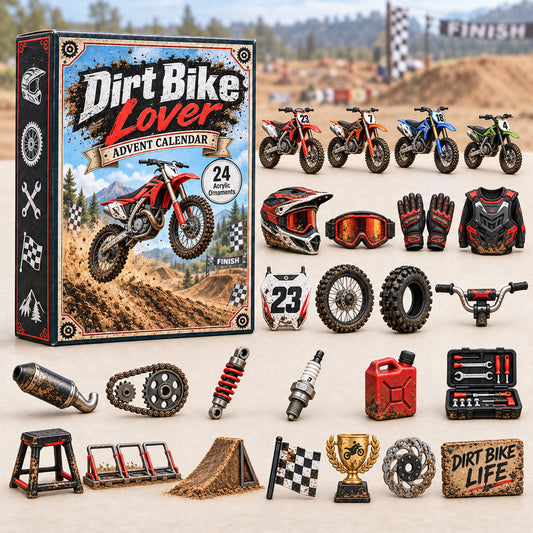 Dirt Bike Lover Advent Calendar 2026 - 24-Day Festive Countdown