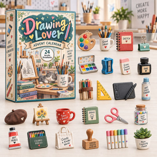 Drawing Lover Advent Calendar 2026 - 24-Day Festive Countdown