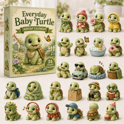 Everyday Baby Turtle Advent Calendar 2026 - 24-Day Festive Countdown