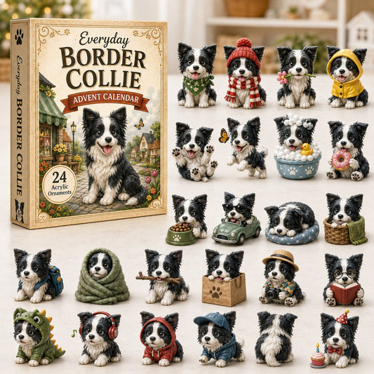 Everyday Border Collie Advent Calendar 2026 - 24-Day Festive Countdown