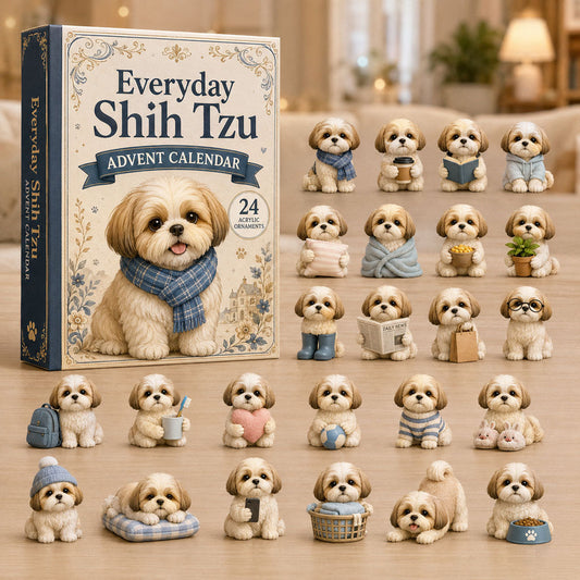 Everyday Shih Tzu Advent Calendar 2026 - 24-Day Festive Countdown