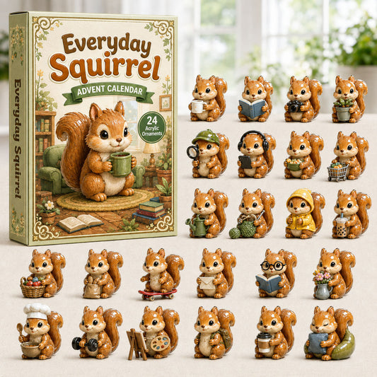 Everyday Squirrel Advent Calendar 2026 - 24-Day Festive Countdown