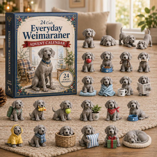 Everyday Weimaraner Advent Calendar 2026 - 24-Day Festive Countdown