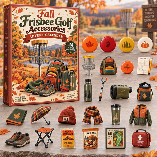 Fall Frisbee Golf Advent Calendar 2026 - 24-Day Festive Countdown