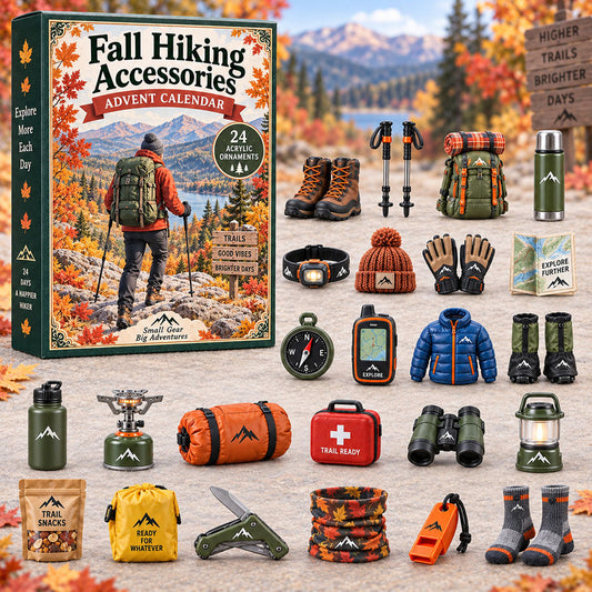 Fall Hiking Accessories Advent Calendar 2026 - 24-Day Festive Countdown
