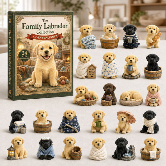 Family Labrador Advent Calendar 2026 - 24-Day Festive Countdown