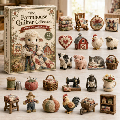 Farmhouse Quilting Advent Calendar 2026 - 24-Day Festive Countdown