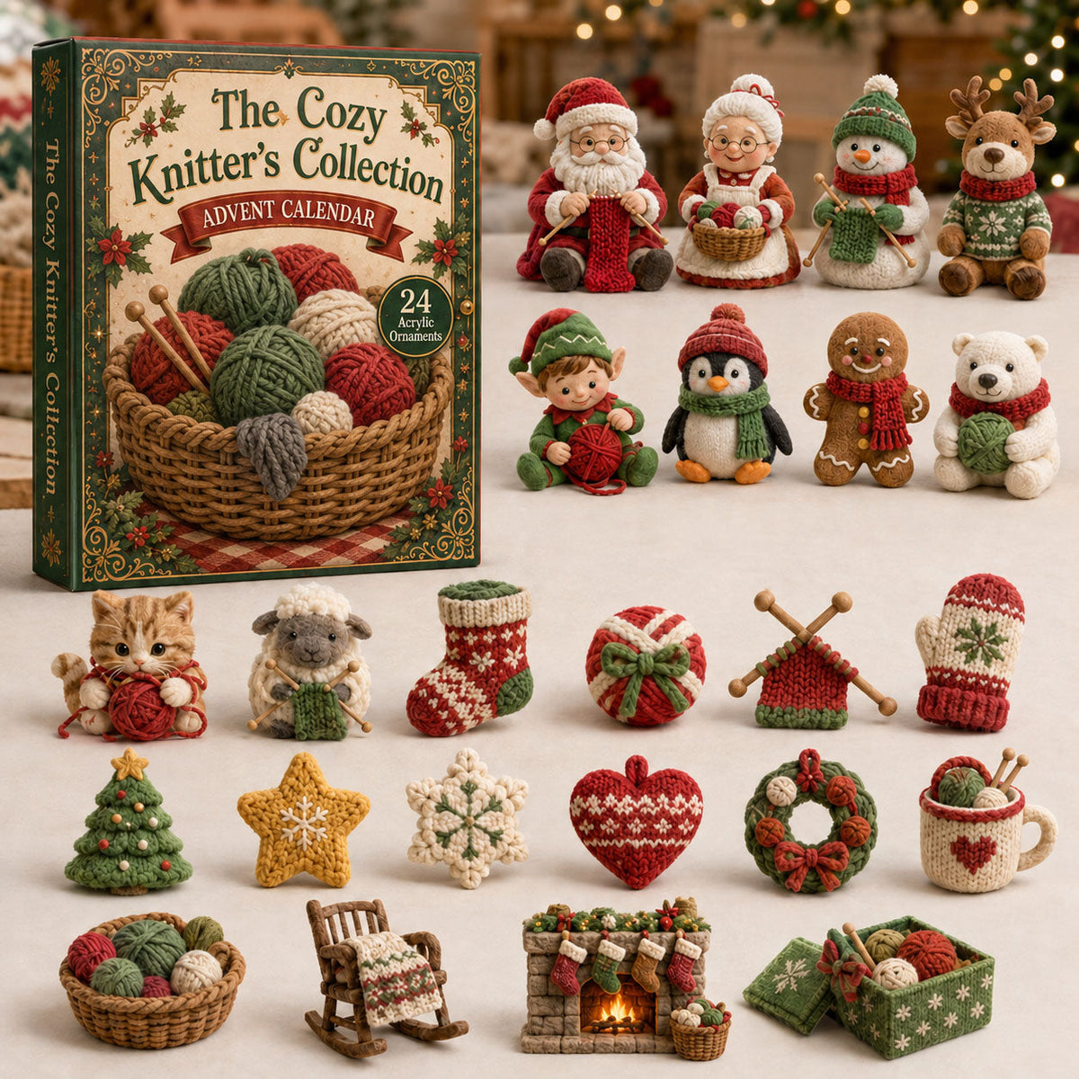 Festive Knits Advent Calendar 2026 - 24-Day Festive Countdown