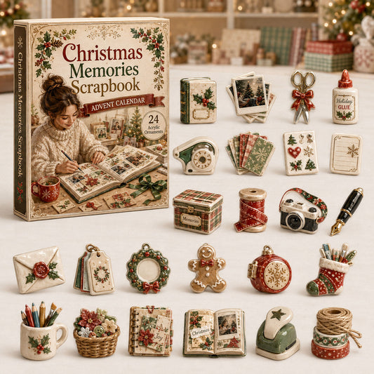 Festive Scrapbook Advent Calendar 2026 - 24-Day Festive Countdown