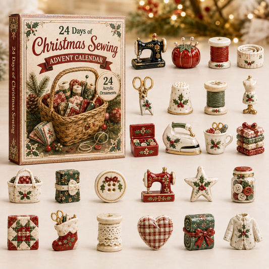 Festive Sewing Advent Calendar 2026 - 24-Day Festive Countdown