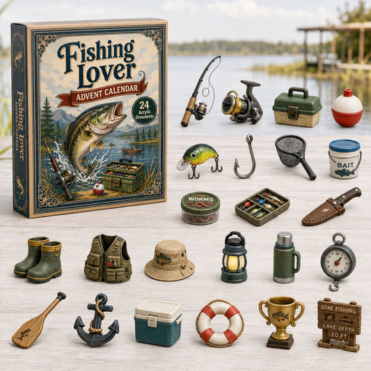 Fishing Lover Advent Calendar 2026 - 24-Day Festive Countdown
