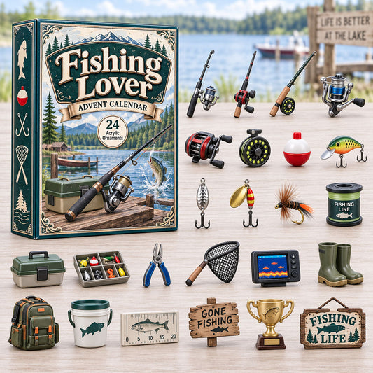 Fishing Lover Advent Calendar 2026 - 24-Day Festive Countdown