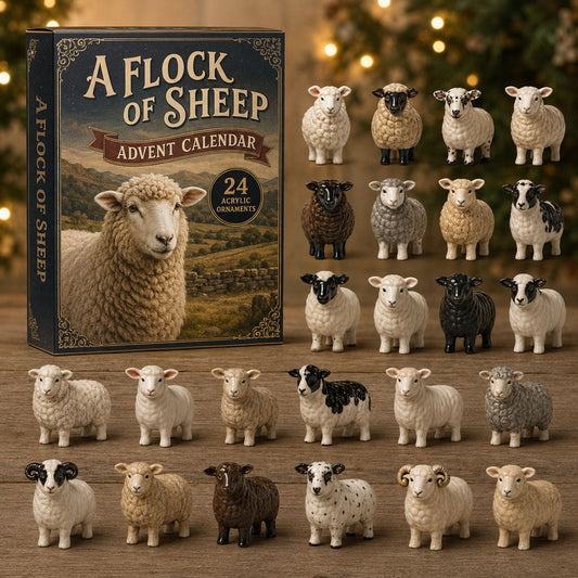 Flock Of Sheep Advent Calendar 2026 - 24-Day Festive Countdown