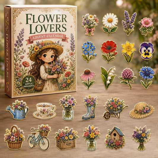 Flower Lovers Advent Calendar 2026 - 24-Day Festive Countdown