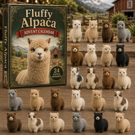 Fluffy Alpaca Advent Calendar 2026 - 24-Day Festive Countdown