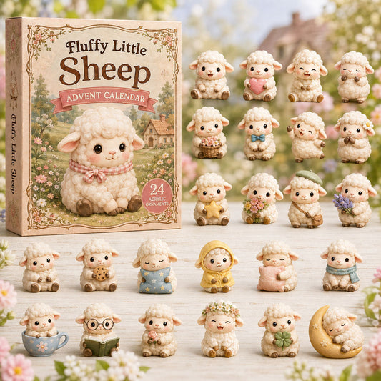 Fluffy Little Sheep Advent Calendar 2026 - 24-Day Festive Countdown