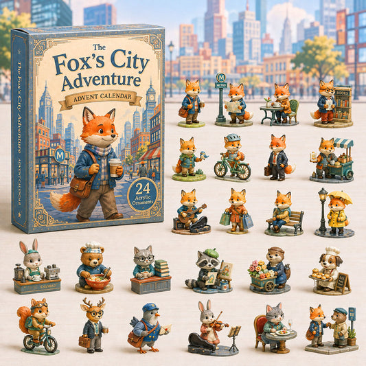 Fox City Adventure Advent Calendar 2026 - 24-Day Festive Countdown
